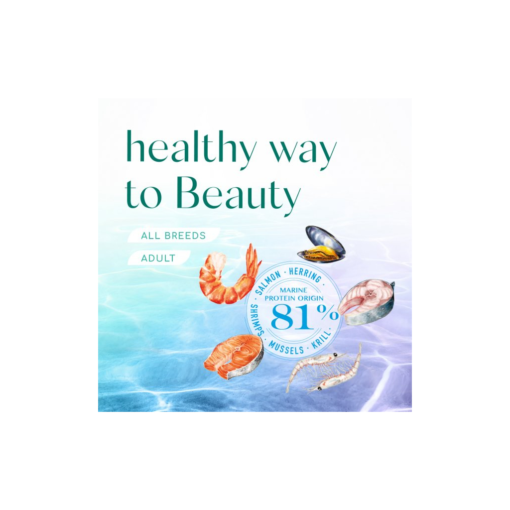 Сухий корм для собак Optimeal Beauty Podium беззерновий на основі морепродуктів 1.5 кг (4820215366830) - фото 8 Сухий корм для собак Optimeal Beauty Podium беззерновий на основі морепродуктів 1.5 кг (4820215366830) - фото 8