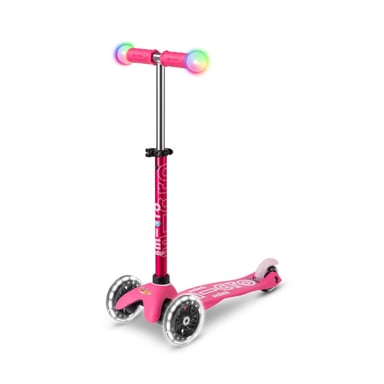Самокат Micro Mini Deluxe Magic Pink LED (MMD130) - фото 1