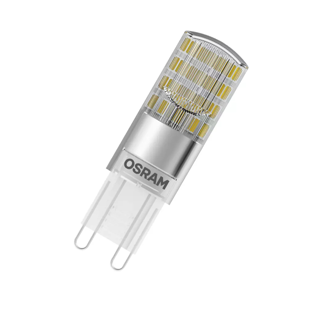 Лампочка Osram LED PIN30 2,6W/827 230V CL G9 10х1 (4058075432338) Лампочка Osram LED PIN30 2,6W/827 230V CL G9 10х1 (4058075432338)