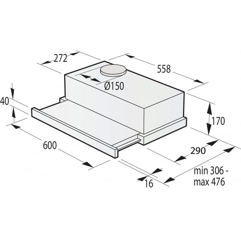 Витяжка кухонна Gorenje TH60E3B - фото 6