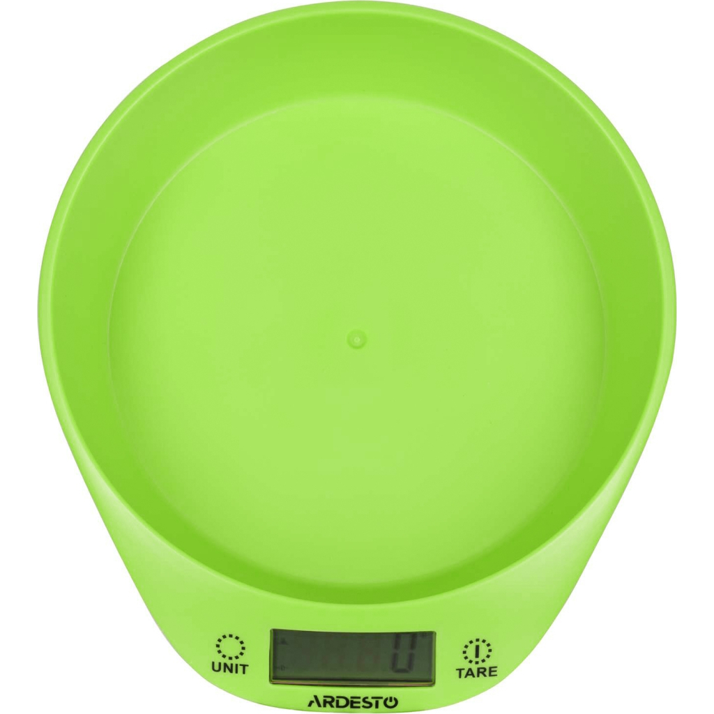 Ваги кухонні Ardesto SCK-900BGR макс. вага 5 кг/білий+зелений (SCK-900BGR) - фото 5 Ваги кухонні Ardesto SCK-900BGR макс. вага 5 кг/білий+зелений (SCK-900BGR) - фото 5