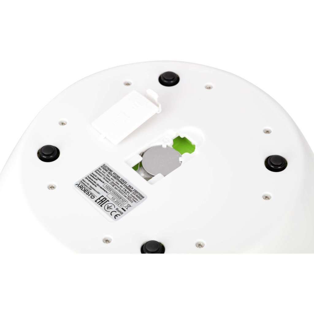 Ваги кухонні Ardesto SCK-900BGR макс. вага 5 кг/білий+зелений (SCK-900BGR) - фото 7 Ваги кухонні Ardesto SCK-900BGR макс. вага 5 кг/білий+зелений (SCK-900BGR) - фото 7