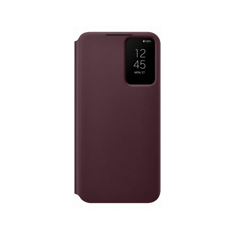 Чохол до мобільного телефона Samsung Smart Clear View Cover Galaxy S22 Plus Burgundy (EF-ZS906CEEGRU) - фото 1