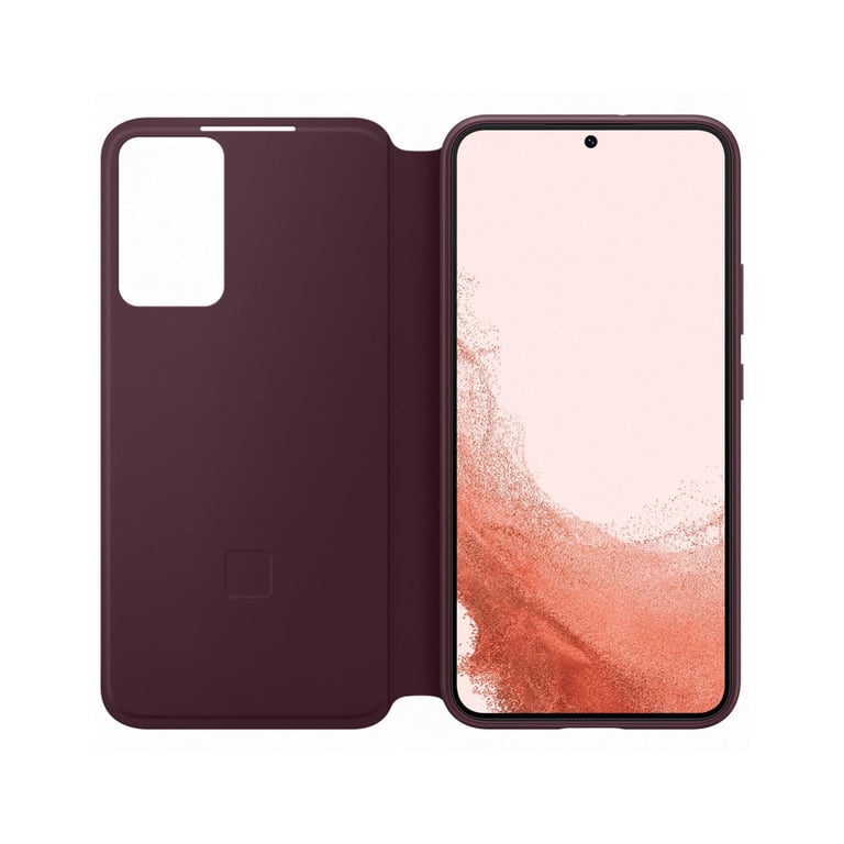 Чохол до мобільного телефона Samsung Smart Clear View Cover Galaxy S22 Plus Burgundy (EF-ZS906CEEGRU) - фото 3