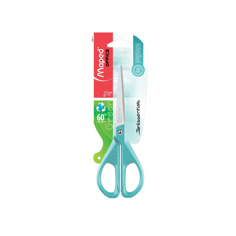 Ножиці Maped ESSENTIALS GREEN 210мм, блістер, блакитний (MP.468111) - фото 1