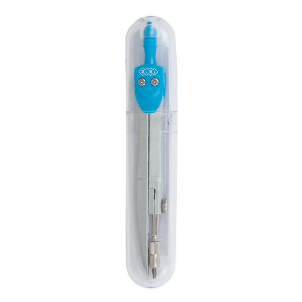 Циркуль ZiBi BASIS у твердому футлярі, блакитний KIDS Line (ZB.5301BS-14) - фото 1 Циркуль ZiBi BASIS у твердому футлярі, блакитний KIDS Line (ZB.5301BS-14) - фото 1