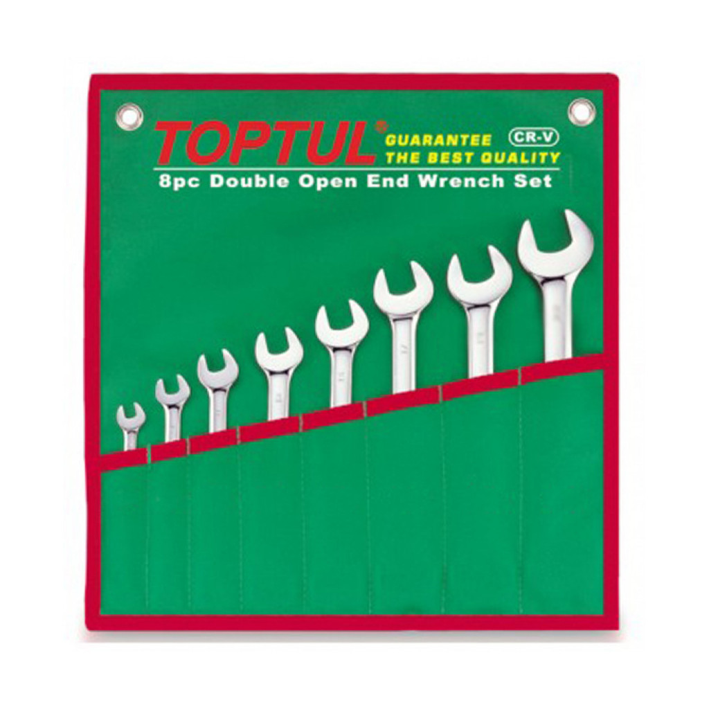 Ключ Toptul ключів комбінованих 8 шт. 10-19 (GAAA0804) - фото 1 Ключ Toptul ключів комбінованих 8 шт. 10-19 (GAAA0804) - фото 1