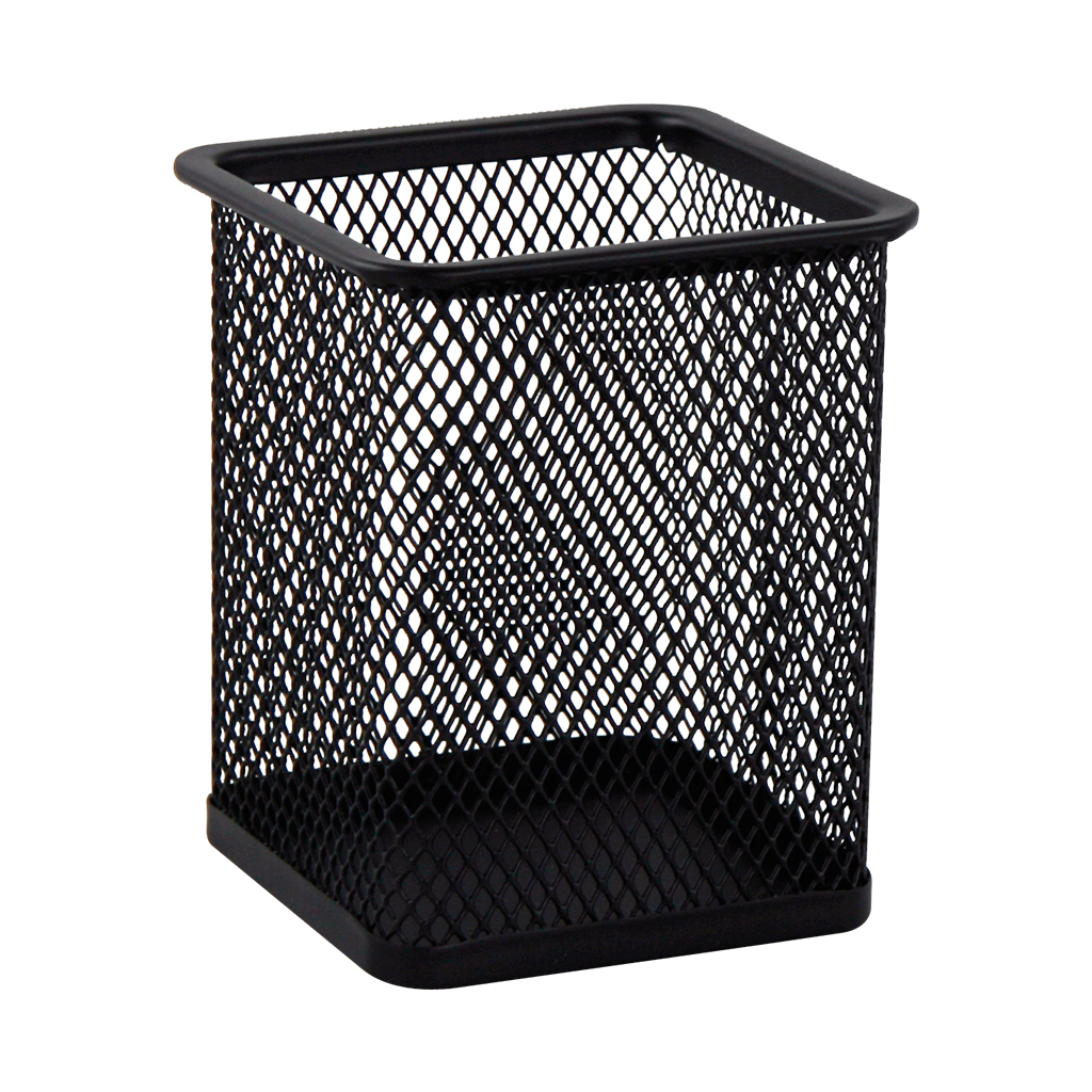 Підставка для ручок Buromax квадратна, металева, чорна (BM.6201-01) Підставка для ручок Buromax квадратна, металева, чорна (BM.6201-01)