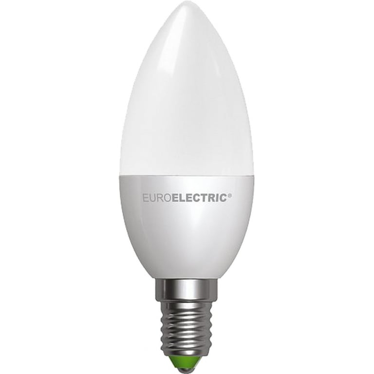 Лампочка EUROELECTRIC LED CL 6W E14 4000K 220V (LED-CL-06144(EE)) - фото 1