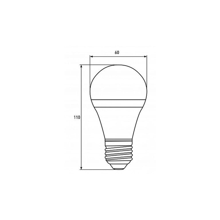 Лампочка EUROELECTRIC LED А60 12W E27 4000K 220V (LED-A60-12274(EE)) - фото 3