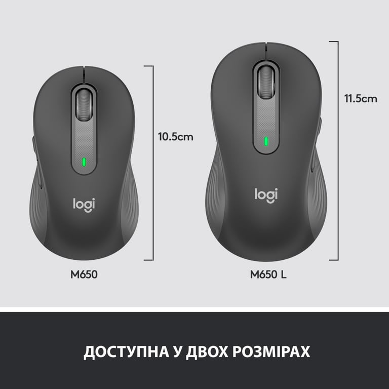 Мишка Logitech Signature M650 Wireless Graphite (910-006253) - фото 8