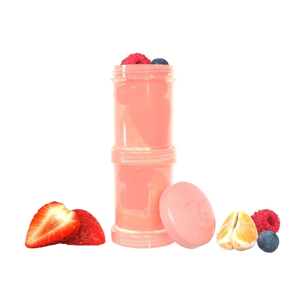 Контейнер для зберігання продуктів Twistshake 2шт 100мл 78310 світло-персиковий (69855) - фото 2 Контейнер для зберігання продуктів Twistshake 2шт 100мл 78310 світло-персиковий (69855) - фото 2