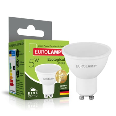 Лампочка Eurolamp LED SMD MR16 5W GU10 4000K 220V (LED-SMD-05104(P)) - фото 1