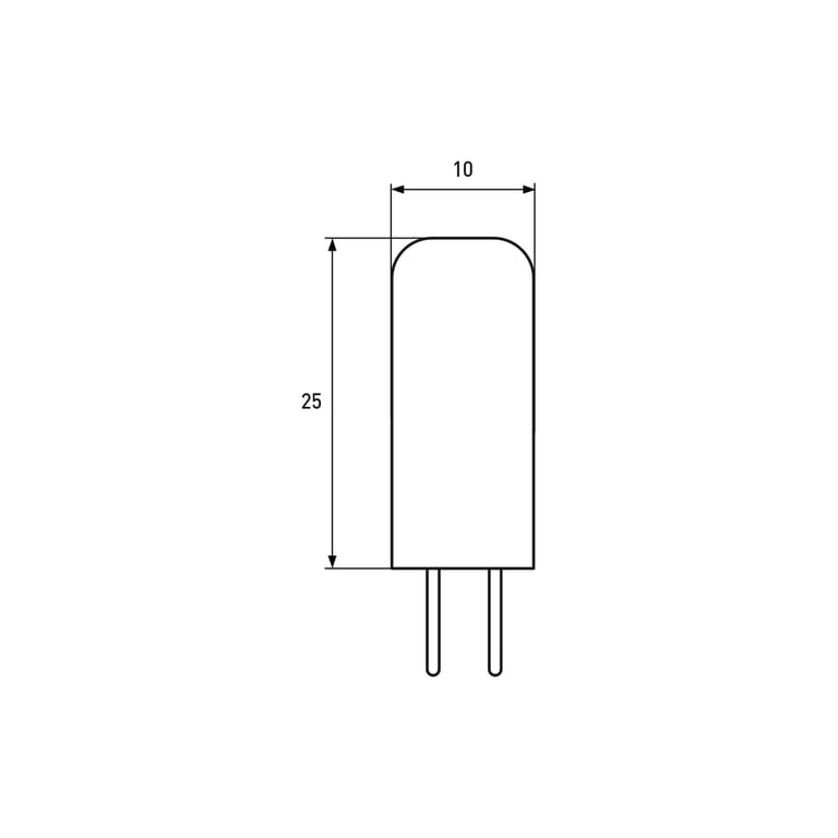 Лампочка Eurolamp LED силикон G4 2W 4000K 12V (LED-G4-0240(12)) - фото 3