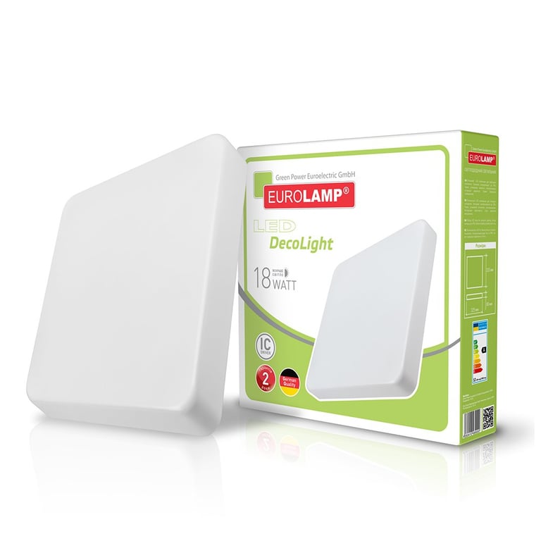 Світильник Eurolamp DecoLight 18W 4000K (LED-NLS-18/4(F)new) - фото 1