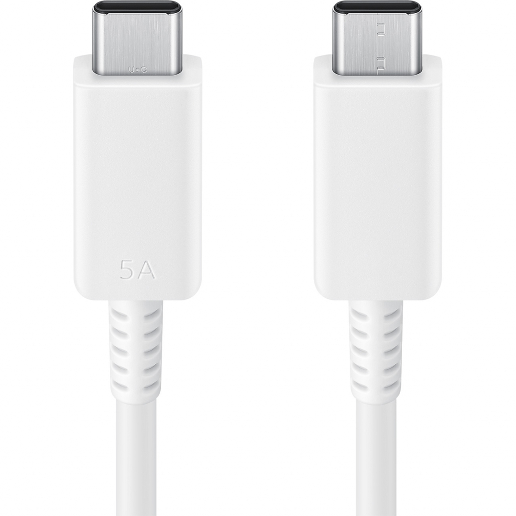 Дата кабель USB-C to USB-C 1.8m White 5A Samsung (EP-DX510JWRGRU) - фото 2 Дата кабель USB-C to USB-C 1.8m White 5A Samsung (EP-DX510JWRGRU) - фото 2