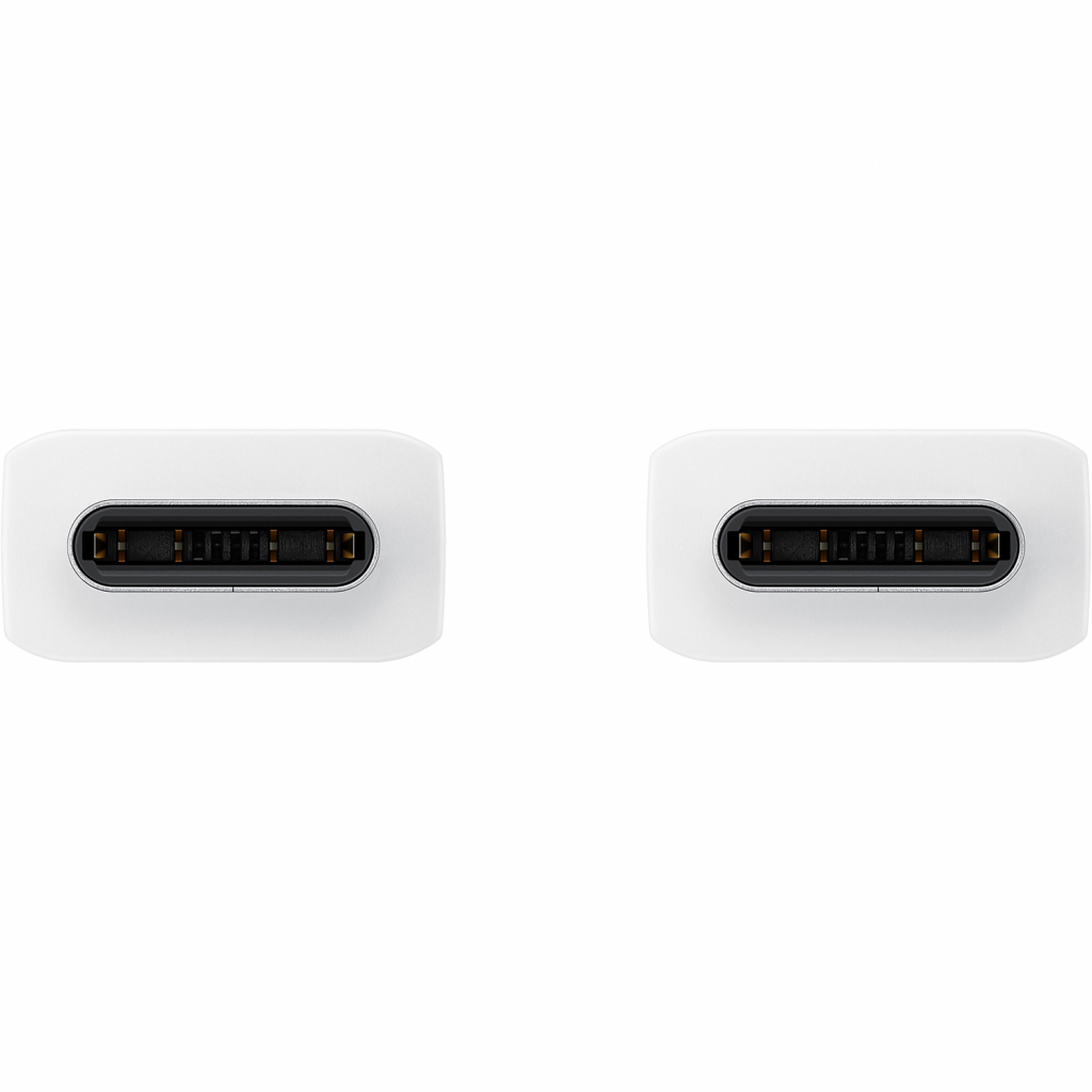 Дата кабель USB-C to USB-C 1.8m White 5A Samsung (EP-DX510JWRGRU) - фото 3 Дата кабель USB-C to USB-C 1.8m White 5A Samsung (EP-DX510JWRGRU) - фото 3