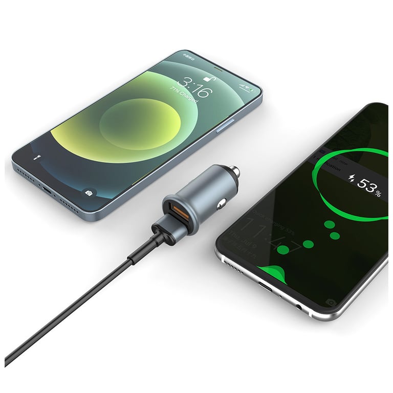 Зарядний пристрій ColorWay 2USB Quick Charge 3.0 (36W) Gray (CW-CHA036Q-GR) - фото 6