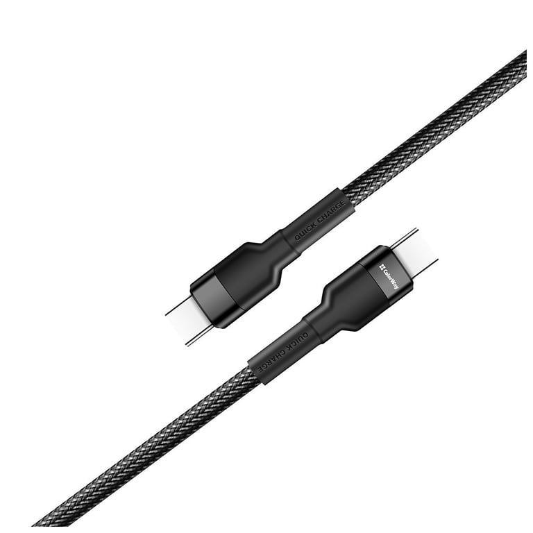 Дата кабель USB-C to USB-C 1.0m 3.0A black ColorWay (CW-CBPDCC047-BK) - фото 3