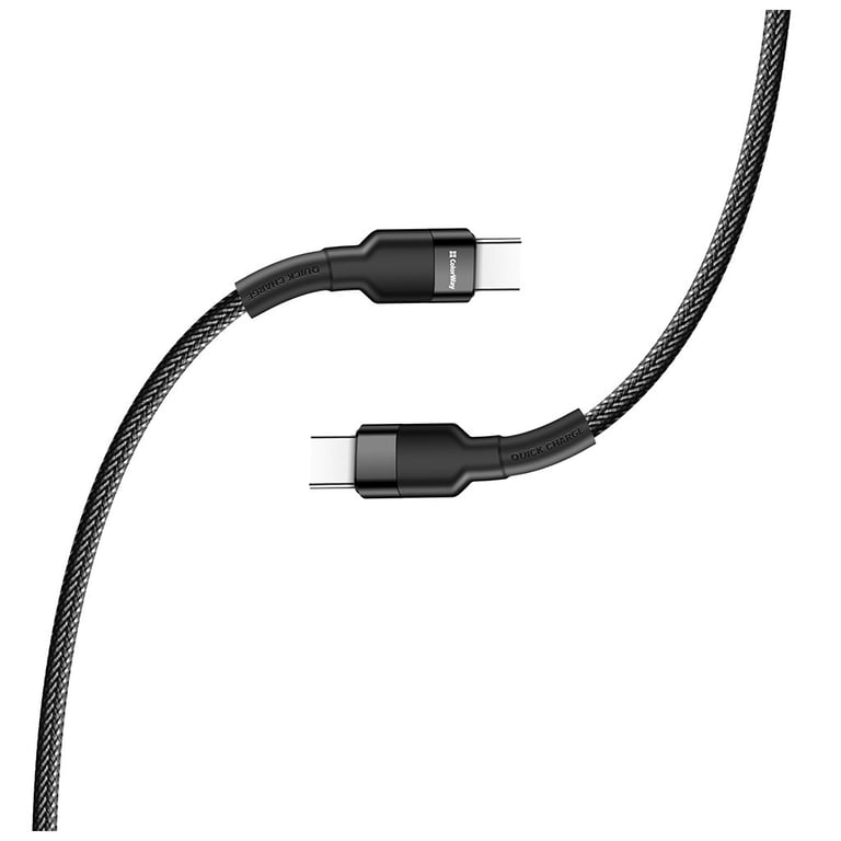 Дата кабель USB-C to USB-C 1.0m 3.0A black ColorWay (CW-CBPDCC047-BK) - фото 6