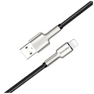 Дата кабель USB 2.0 AM to Lightning 1.0m head metal black ColorWay (CW-CBUL046-BK) - фото 3