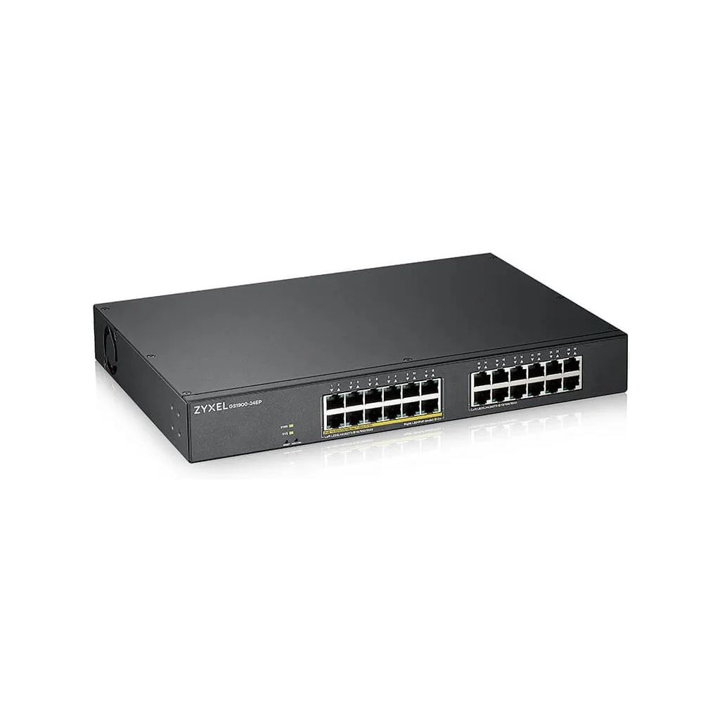 Комутатор мережевий ZyXel GS1900-24EP - фото 3 Комутатор мережевий ZyXel GS1900-24EP - фото 3