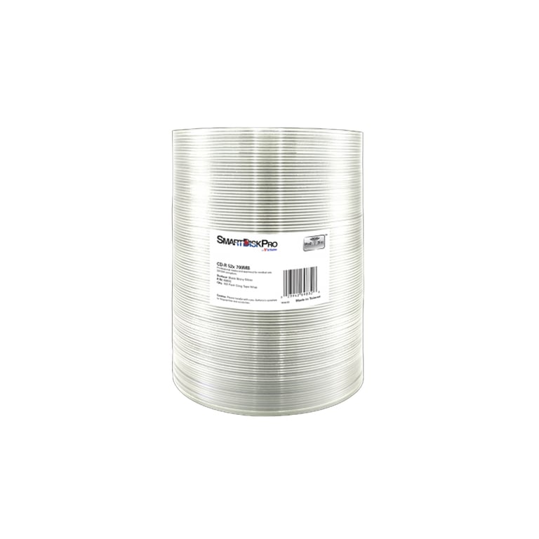 Диск CD SmartDisk PRO CD-R 700MB 52X MATT SILVER Wrap, 100шт (69832)