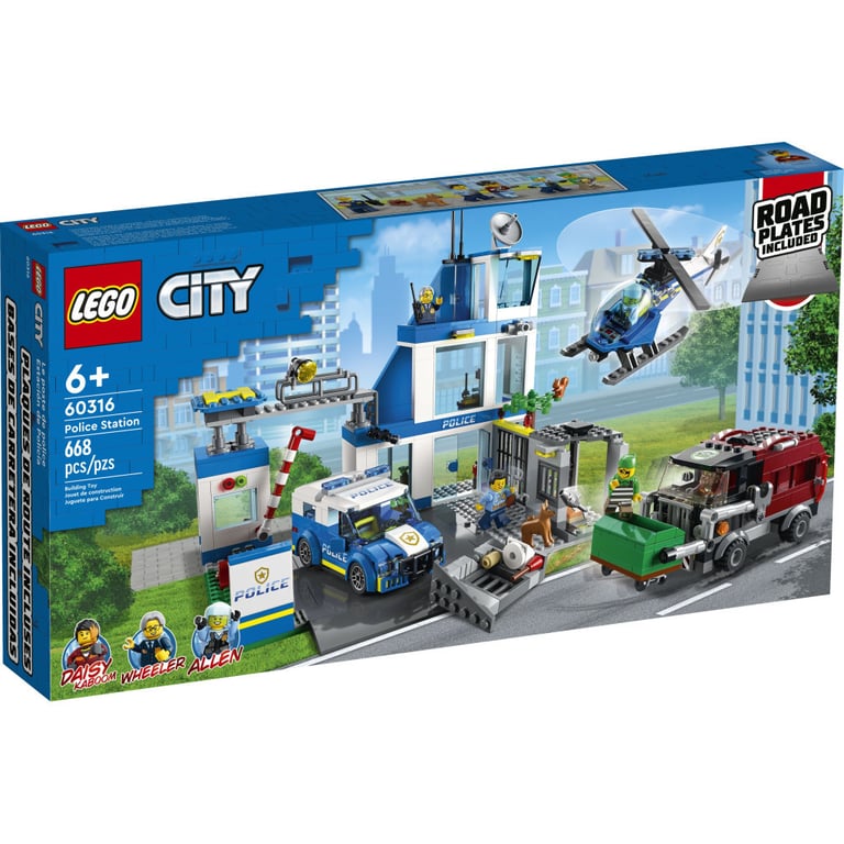Конструктор LEGO City Поліцейська ділянка 668 деталей (60316) - фото 1