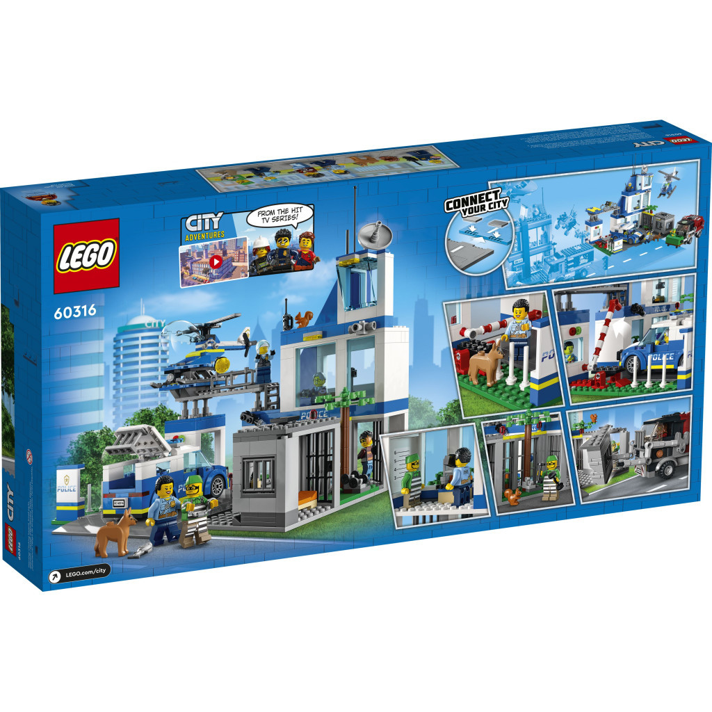 Конструктор LEGO City Поліцейська ділянка 668 деталей (60316) - фото 8 Конструктор LEGO City Поліцейська ділянка 668 деталей (60316) - фото 8