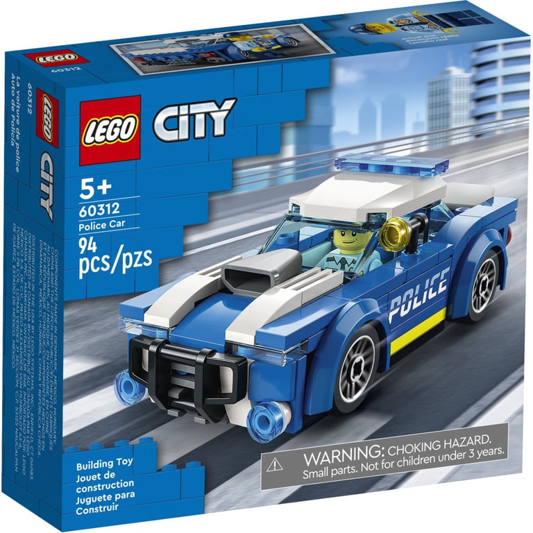 Конструктор LEGO City Поліцейський автомобіль 94 деталі (60312) - фото 1
