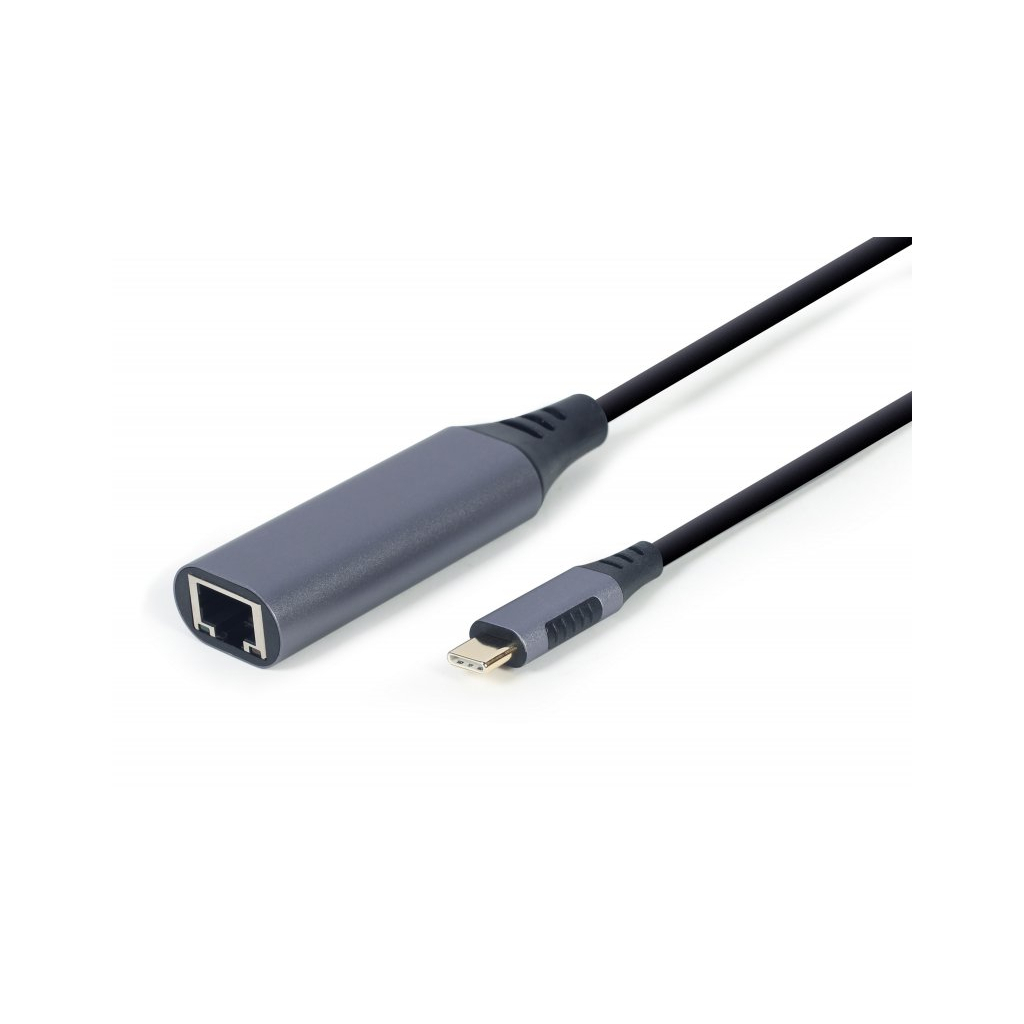 Адаптер Cablexpert USB type-C to Gigabit Lan (A-USB3C-LAN-01) - головне фото