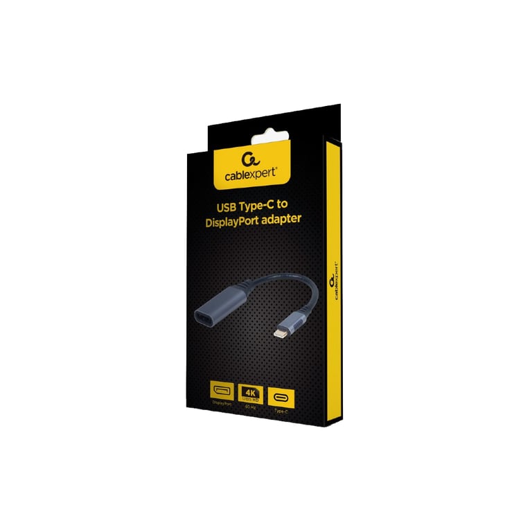 Перехідник USB-C to DisplayPort, 4К 60Hz Cablexpert (A-USB3C-DPF-01) - фото 3