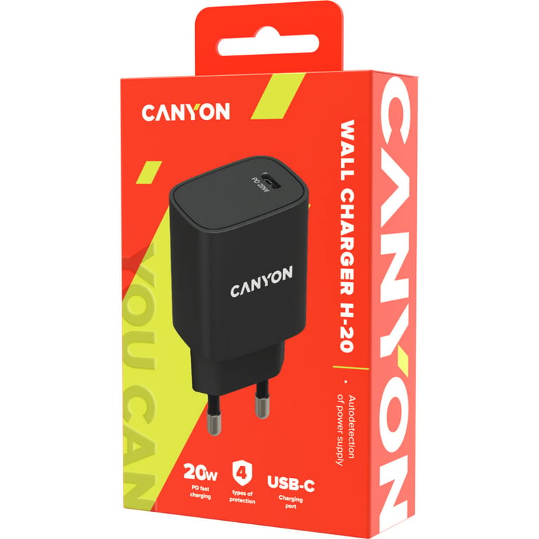 Зарядний пристрій Canyon PD 20W (CNE-CHA20B02) - фото 3