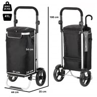 Сумка-візок ShoppingCruiser Allround 41 л Black (930022) - фото 3
