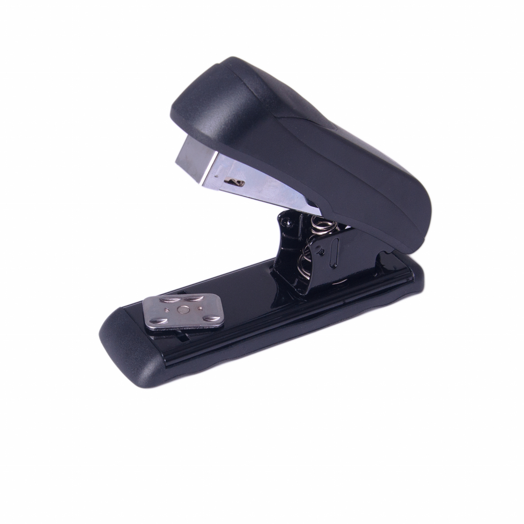 Степлер Buromax металевий, 20 арк., скоби №24; 26, 110х34х53 мм, чорний (BM.4225-01) - фото 2 Степлер Buromax металевий, 20 арк., скоби №24; 26, 110х34х53 мм, чорний (BM.4225-01) - фото 2