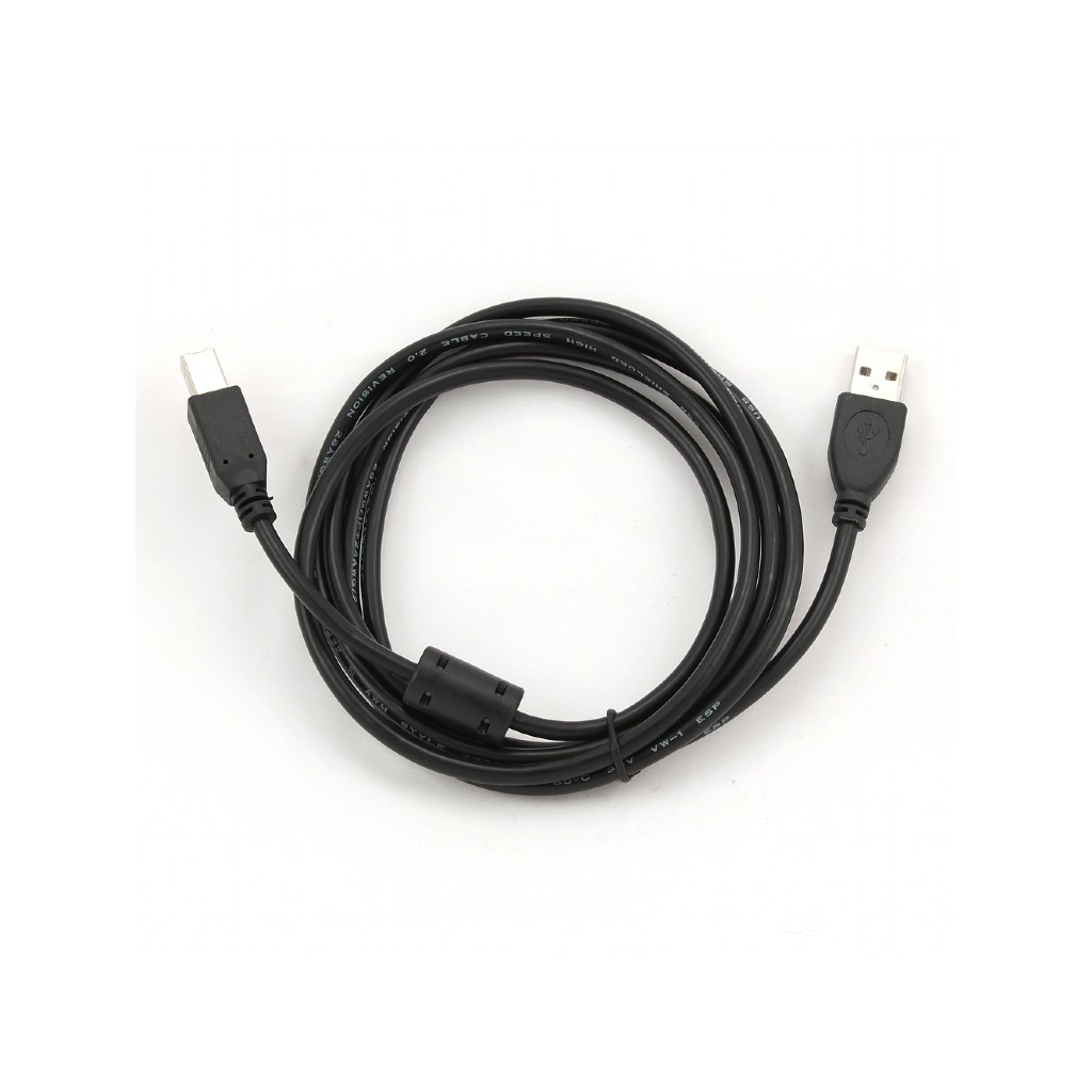 Кабель для принтера USB 2.0 AM/BM 3.0m ferrite Cablexpert (CCFB-USB2-AMBM-3M) - фото 2 Кабель для принтера USB 2.0 AM/BM 3.0m ferrite Cablexpert (CCFB-USB2-AMBM-3M) - фото 2
