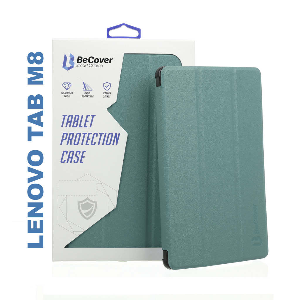 Чохол до планшета BeCover Lenovo Tab M8 TB-8505/TB-8705/M8 TB-8506 (3 Gen) Dark Green (705979) - фото 1