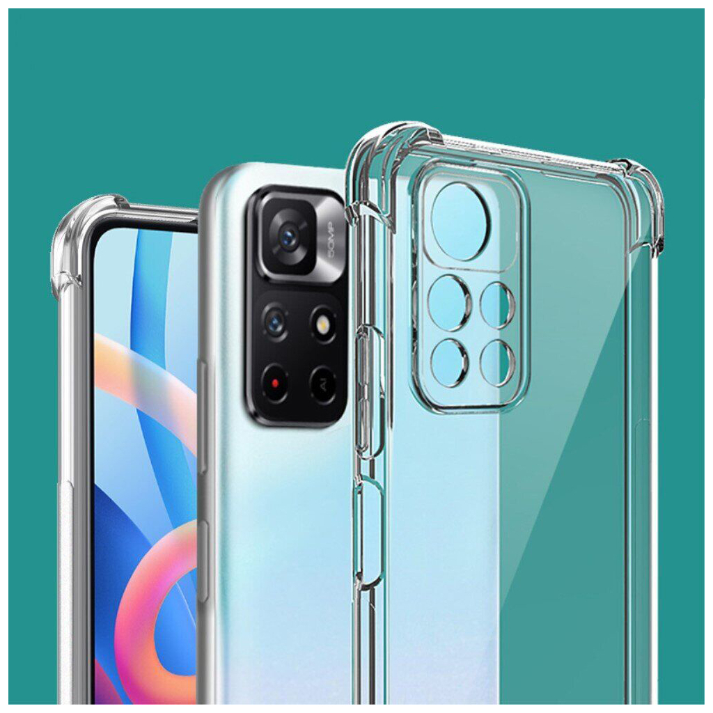 Чохол до мобільного телефона BeCover Anti-Shock Xiaomi Poco M4 Pro 5G / Redmi Note 11T 5G Clear (707198) - фото 3 Чохол до мобільного телефона BeCover Anti-Shock Xiaomi Poco M4 Pro 5G / Redmi Note 11T 5G Clear (707198) - фото 3