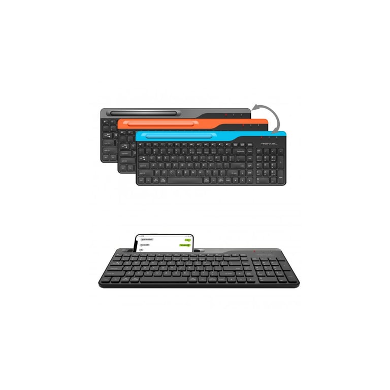 Клавіатура A4Tech FBK25 Wireless Black - фото 2