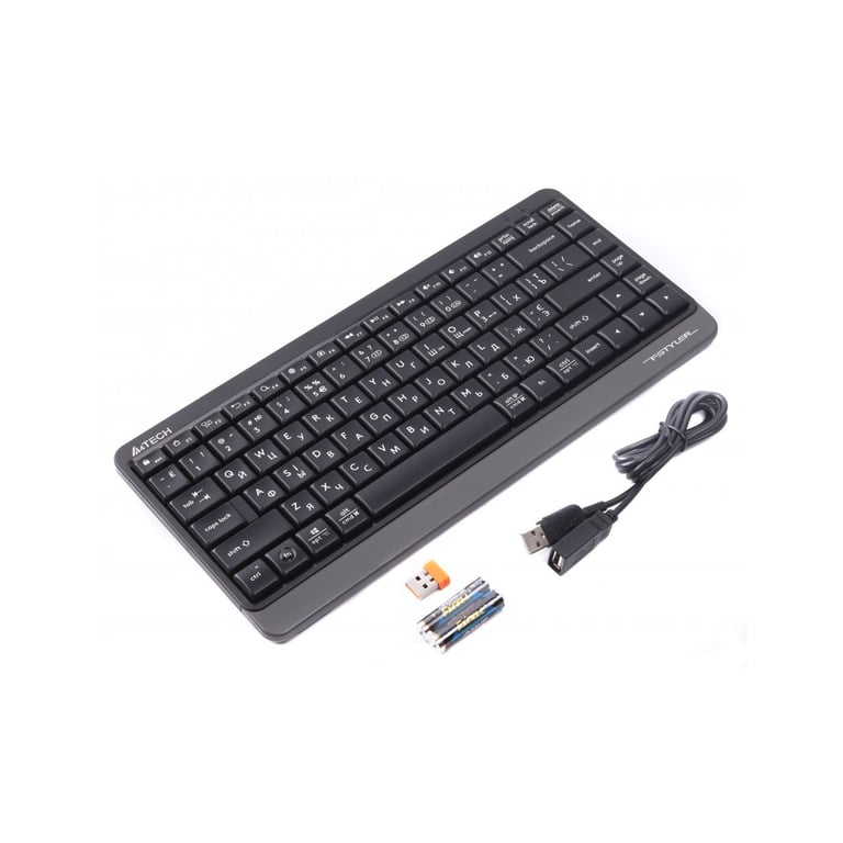 Клавіатура A4Tech FBK11 Wireless Grey - фото 2
