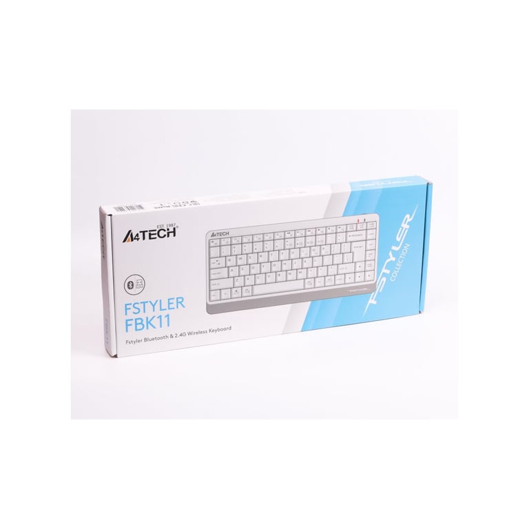 Клавіатура A4Tech FBK11 Wireless White (4711421965491) - фото 5