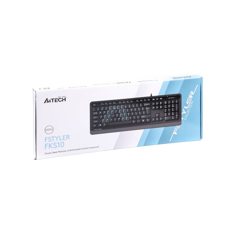 Клавіатура A4Tech FKS10 USB Grey - фото 3