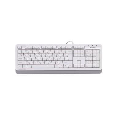 Клавіатура A4Tech FKS10 USB White - фото 1