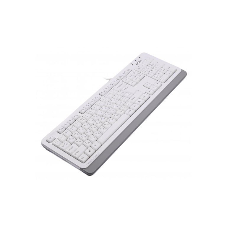 Клавіатура A4Tech FKS10 USB White - фото 2
