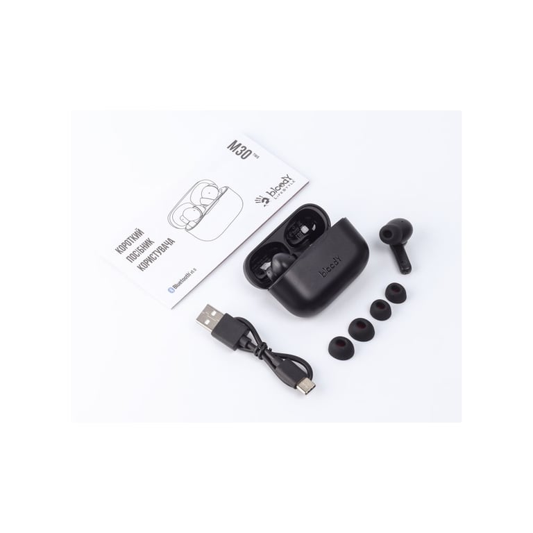 Навушники A4Tech Bloody M30 Black+Red - фото 5