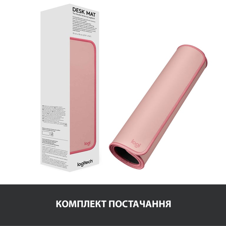 Килимок для мишки Logitech Desk Mat Studio Series Darker Rose (956-000053) - фото 8