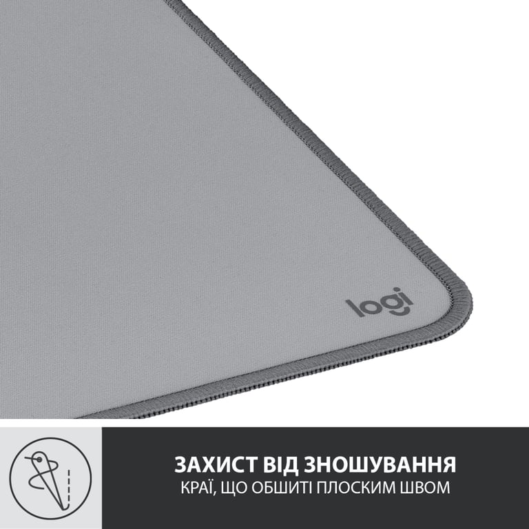 Килимок для мишки Logitech Desk Mat Studio Series Mid Grey (956-000052) - фото 6