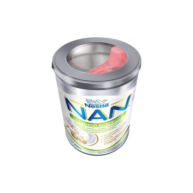 Дитяча суміш Nestle NAN Потрійний комфорт з народження, 400 г (7613035351462) - фото 2