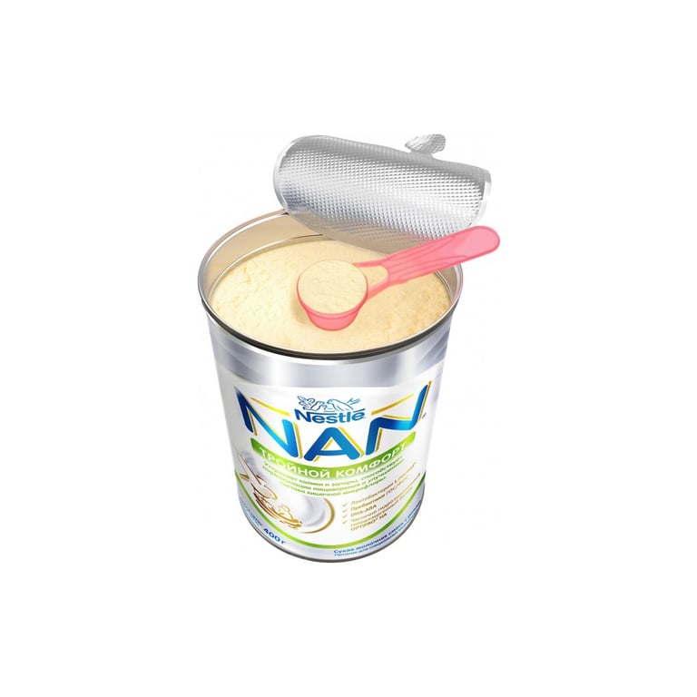Дитяча суміш Nestle NAN Потрійний комфорт з народження, 400 г (7613035351462) - фото 4