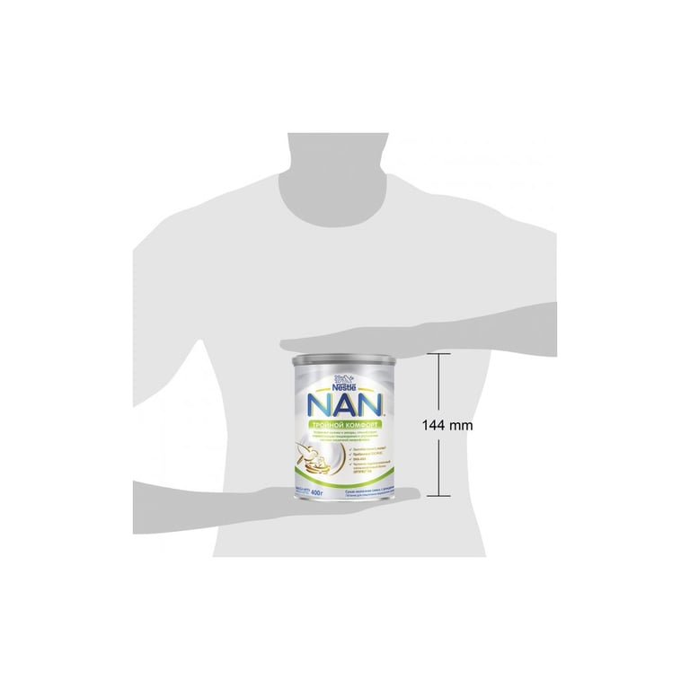 Дитяча суміш Nestle NAN Потрійний комфорт з народження, 400 г (7613035351462) - фото 5